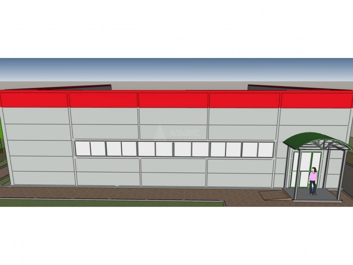 3D визуализация Магазин из сэндвич-панелей - фото 6