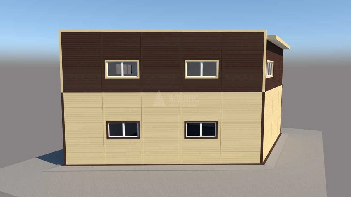 3D визуализация Склад-ангар из сэндвич-панелей - фото 11